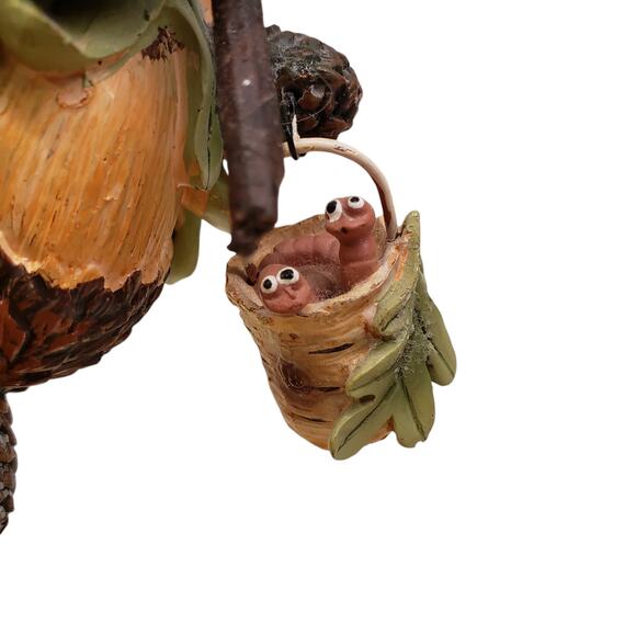 Vintage Fishing Bear Christmas Ornament 6" - Picture 9 of 11